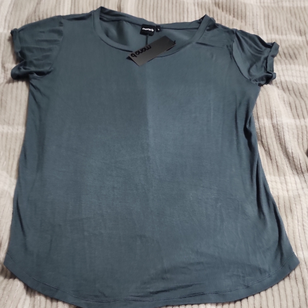 Mono B Women's Blue/Dark Teal Top